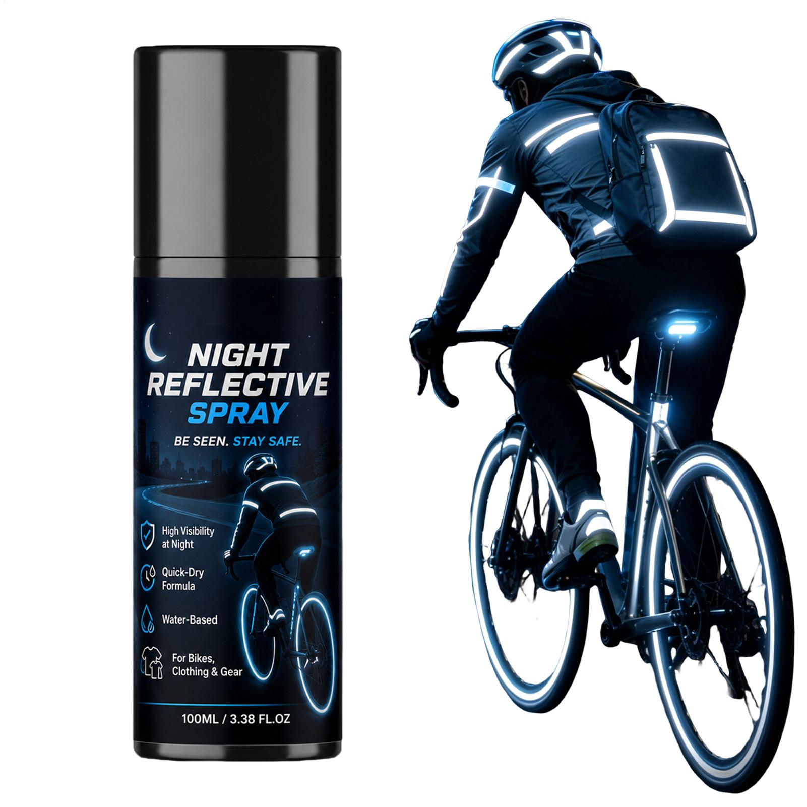 Cycling Visibility Gear - Spray riflettente da 100 ml, vernice