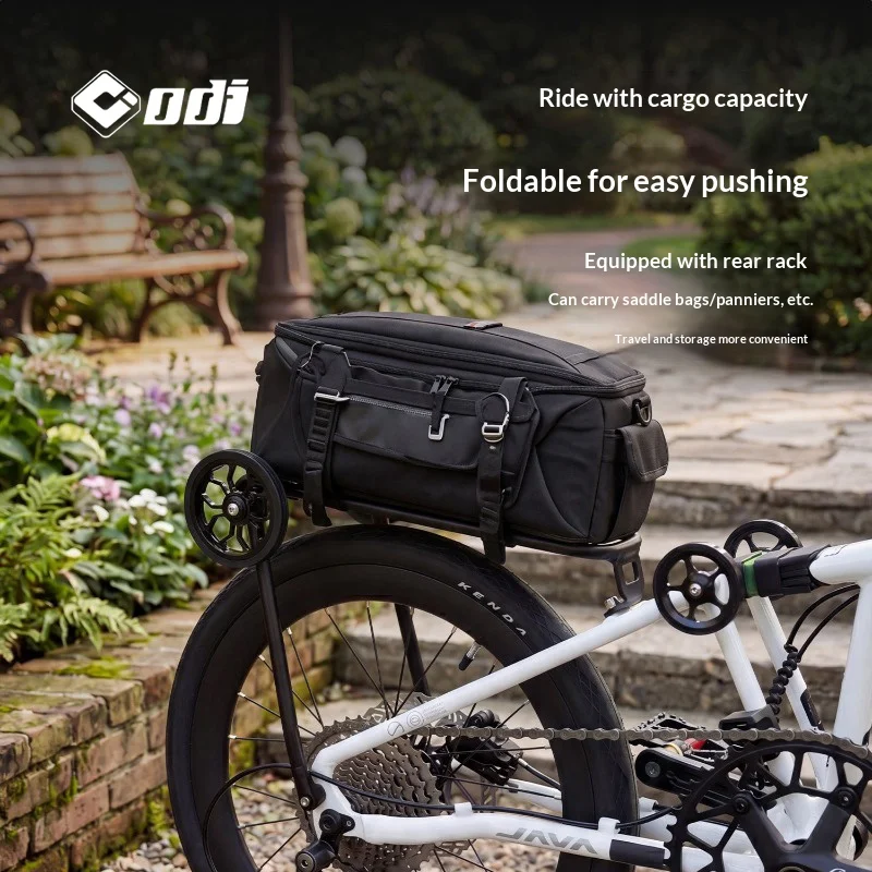 Bike Cargo Rack - Portapacchi Posteriore per Bicicletta Pieghevole Brompton