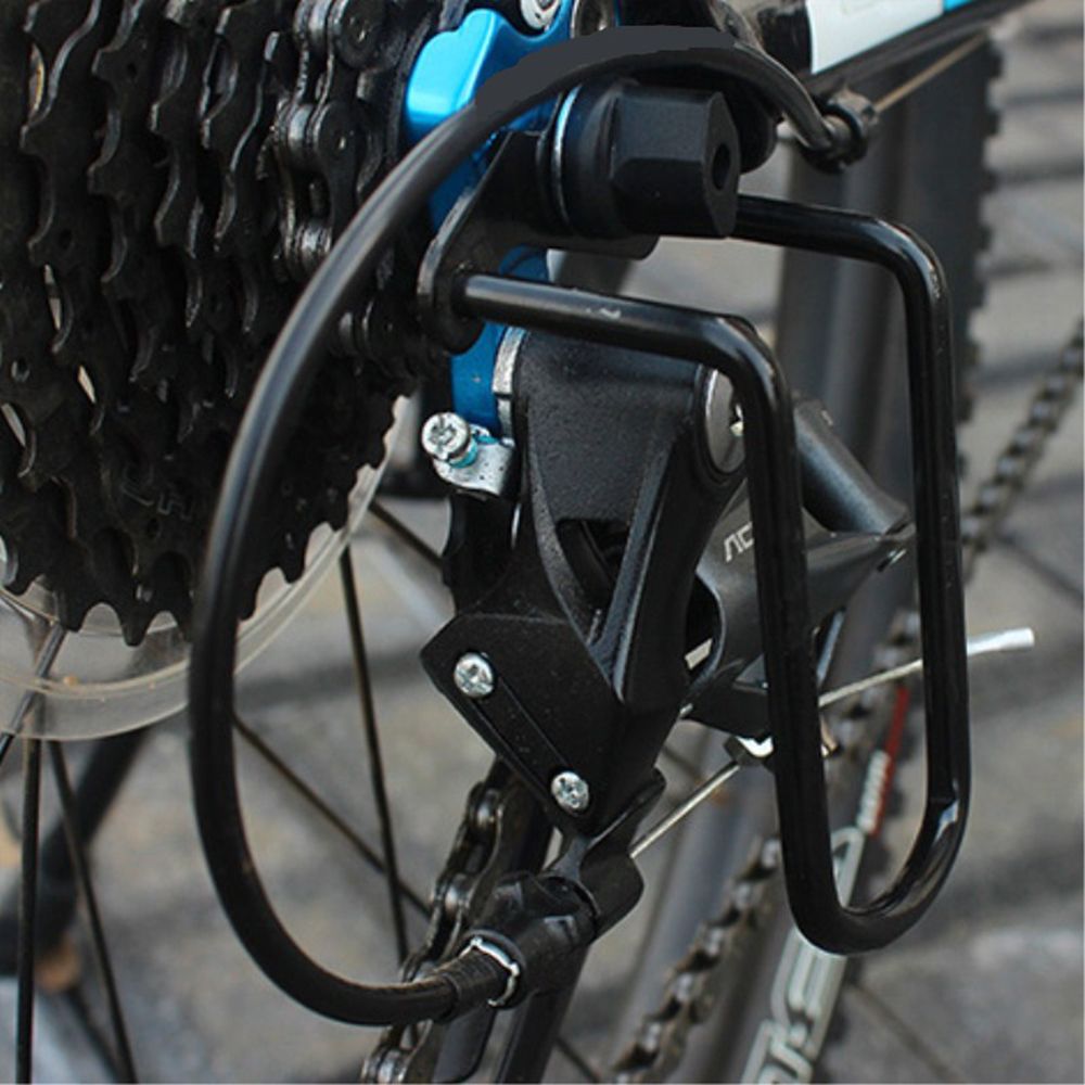 Cycling Gear Black - Resistente Protezione Nera per Cambio Posteriore