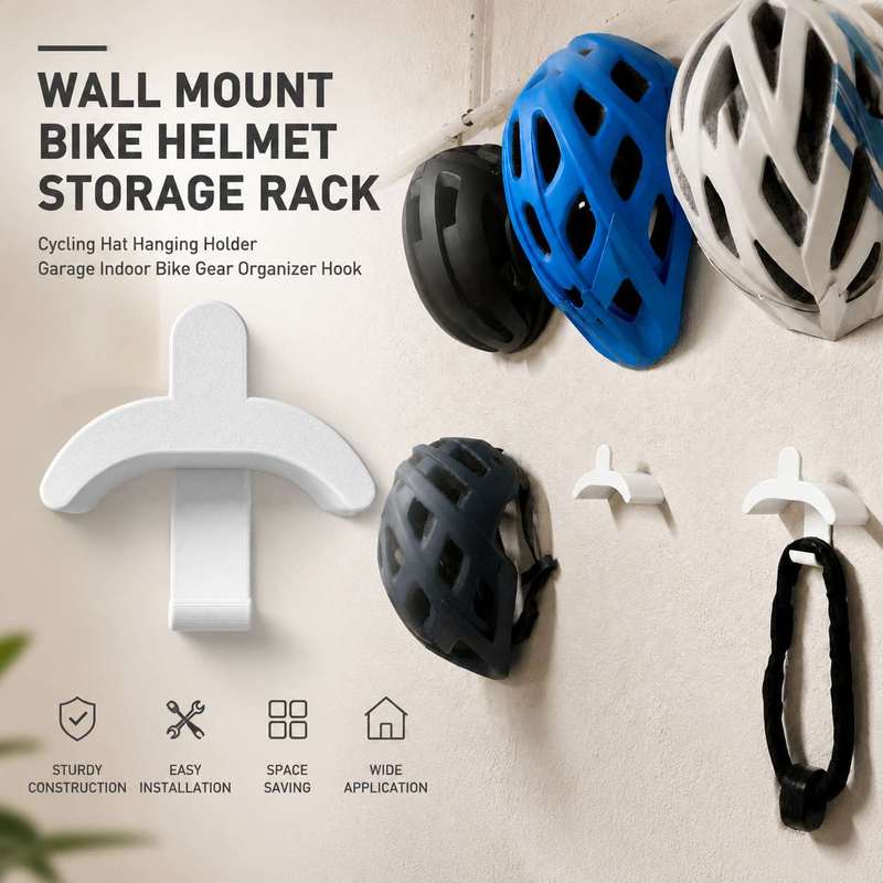 Cycling Gear Wall Mount - Supporto da Parete per Casco da