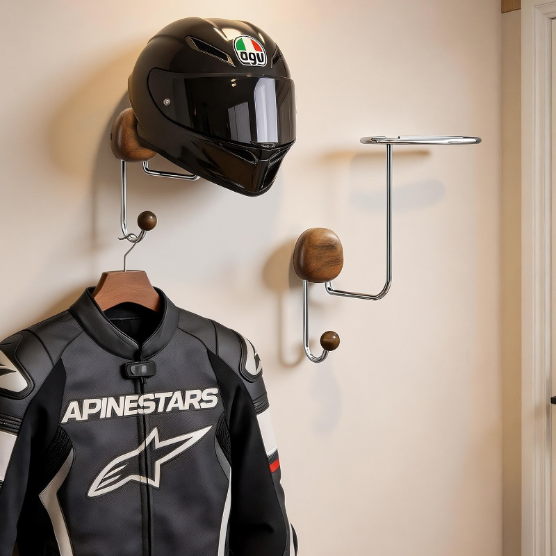 Cycling Gear Wall Mount - Supporto da Parete per Casco Senza