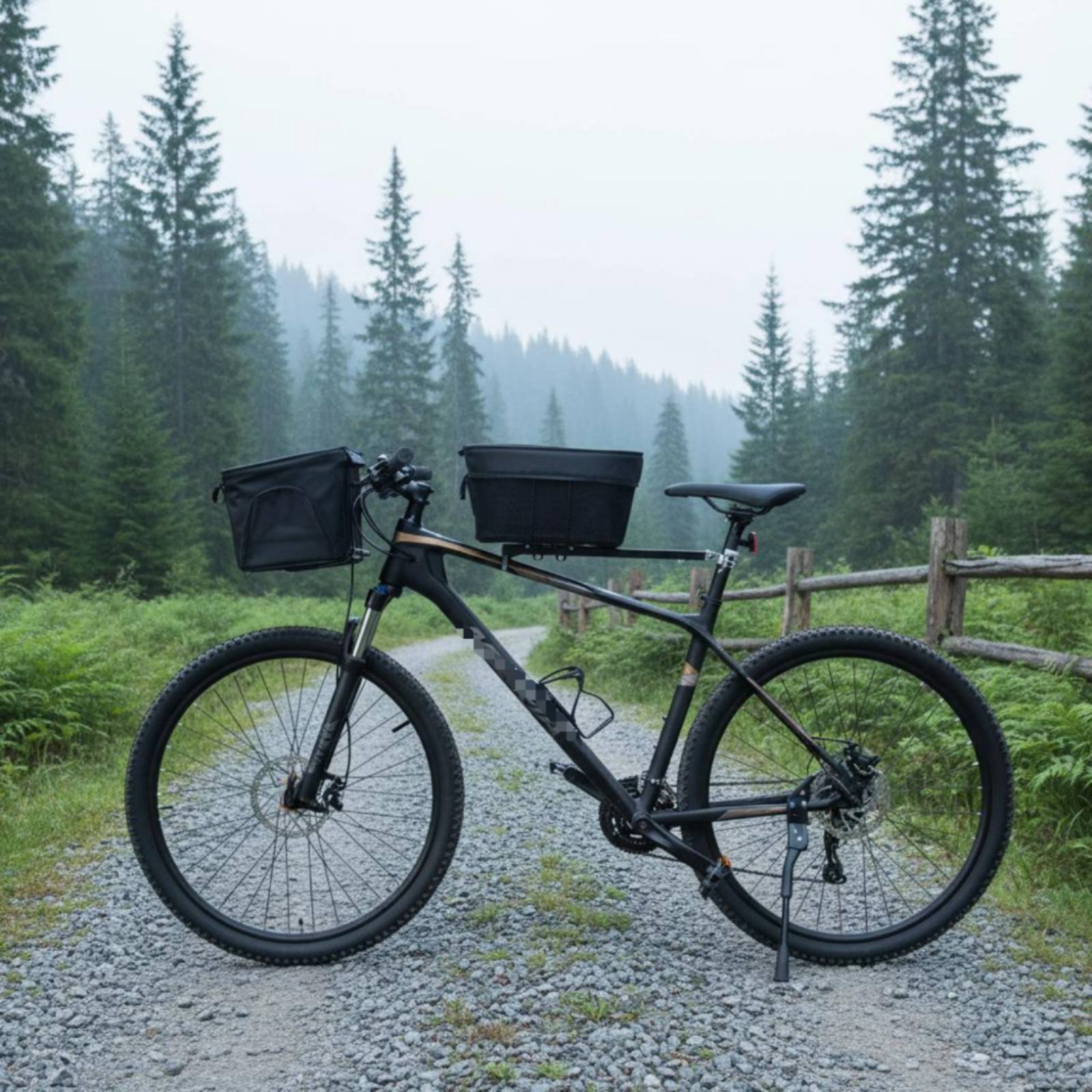 Bike Cargo Rack - Cestino Pieghevole per Bicicletta per Cani,