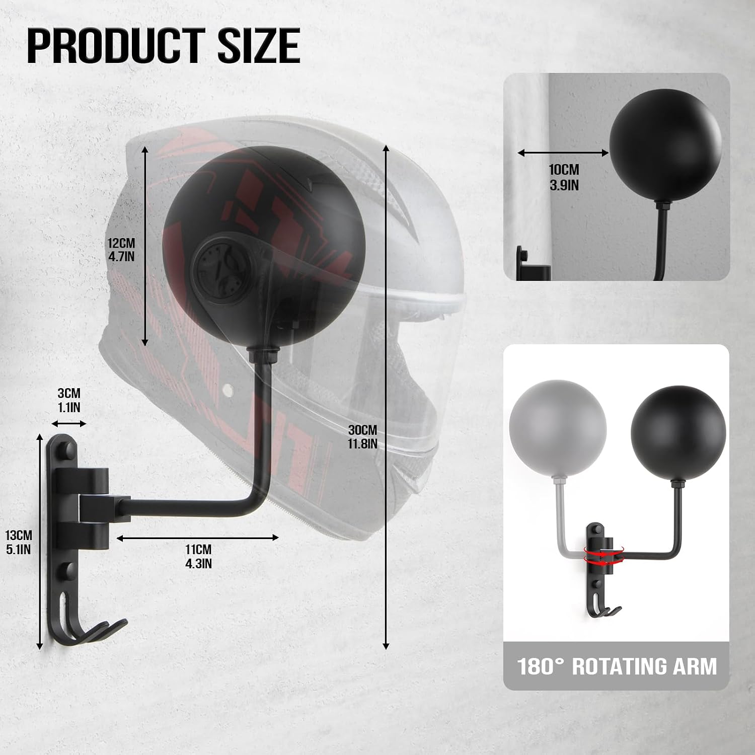 180 °   Supporto Girevole da P - Cycling Gear Wall Mount recensione e prezzo