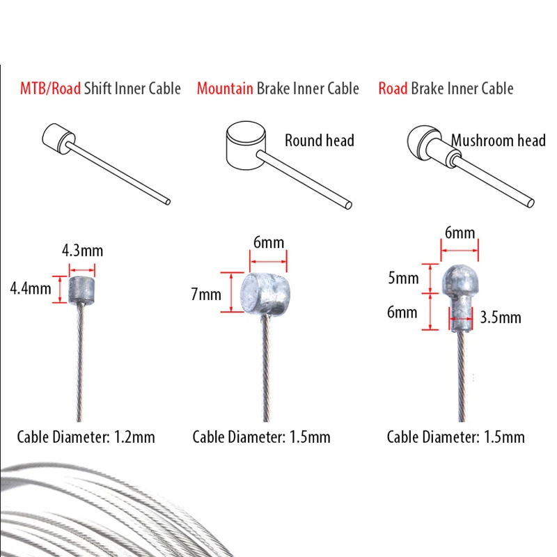 5 pezzi 2M MTB linea freno bic - Cyclocross Gearing recensione e prezzo
