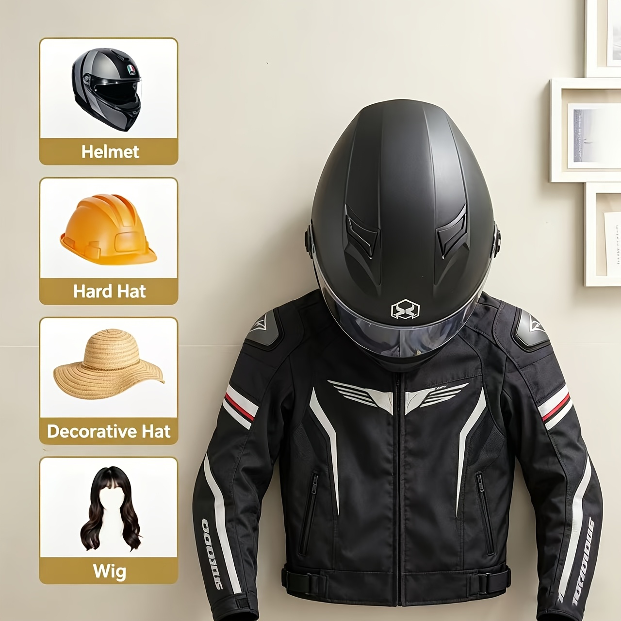 Supporto per Casco da Moto in  - Cycling Gear Wall Mount recensione e prezzo