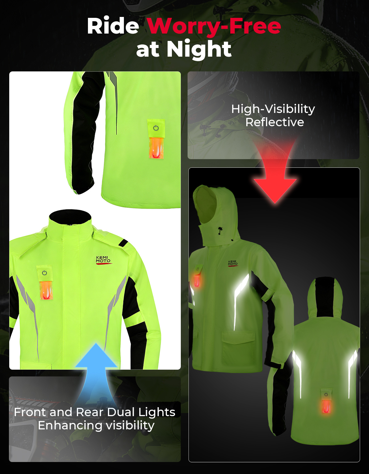 KEMIMOTO Set impermeabile unis - Cycling Gear Black recensione e prezzo