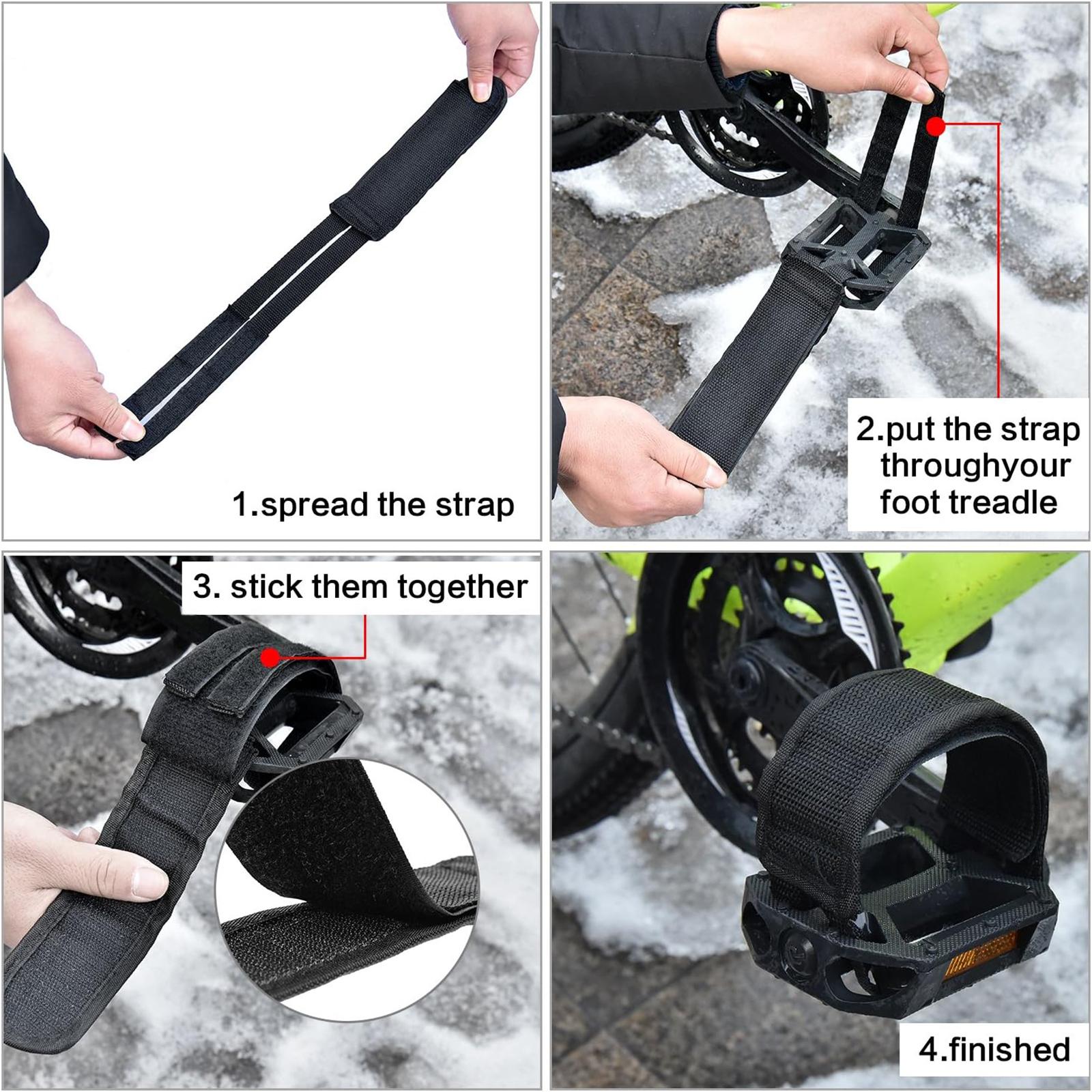 4 Pezzi di Cinghie Antiscivolo - Cycling Gear Black recensione e prezzo